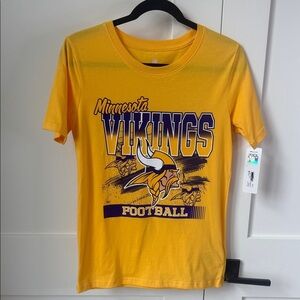 NFL Minnesota Vikings Yellow Short Sleeve Tee
